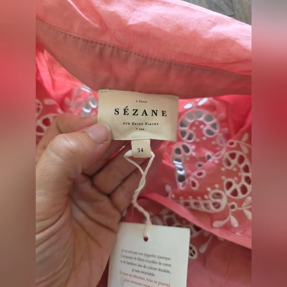 NWT Sezane Elvira Blouse - Picture 10 of 13